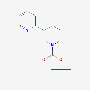 molecular formula C15H22N2O2 B3329745 Tert-butyl 3-(pyridin-2-yl)piperidine-1-carboxylate CAS No. 630121-79-8