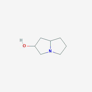 molecular formula C7H13NO B3329757 (2S,7aS)-Hexahydro-1H-pyrrolizin-2-ol CAS No. 63121-32-4