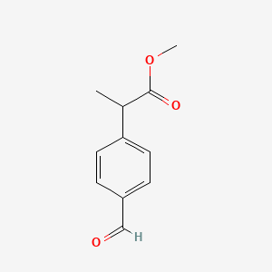 2-(4-Formylphenyl)propionic acid methyl ester