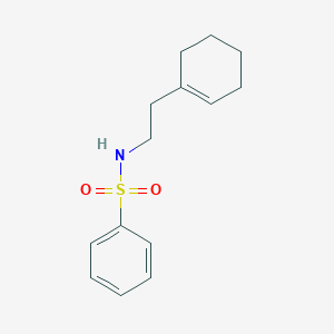 molecular formula C14H19NO2S B332980 N-[2-(1-cyclohexen-1-yl)ethyl]benzenesulfonamide 