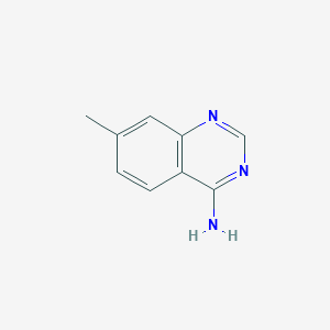 molecular formula C9H9N3 B3329849 7-甲基喹唑啉-4-胺 CAS No. 63963-38-2