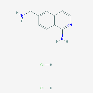 6-(Aminomethyl)isoquinolin-1-amine dihydrochloride