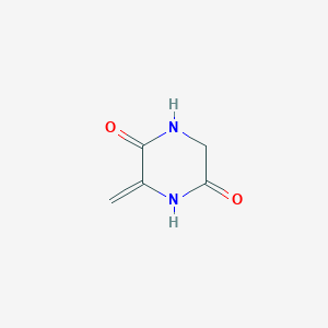 molecular formula C5H6N2O2 B3329886 3-Methylenepiperazine-2,5-dione CAS No. 64395-12-6