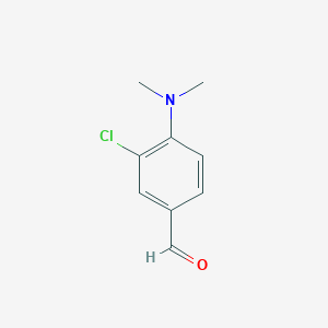 molecular formula C9H10ClNO B3329905 3-氯-4-(二甲氨基)苯甲醛 CAS No. 64519-09-1