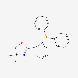 molecular formula C23H22NOP B3329929 2-[2-(Diphenylphosphino)phenyl]-4,4-dimethyl-2-oxazoline CAS No. 64691-33-4