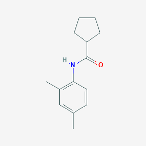 molecular formula C14H19NO B332993 N-(2,4-dimethylphenyl)cyclopentanecarboxamide 