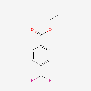 molecular formula C10H10F2O2 B3329931 Ethyl 4-(Difluoromethyl)benzoate CAS No. 64747-71-3