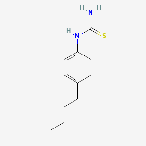 molecular formula C11H16N2S B3329955 N-(4-butylphenyl)thiourea CAS No. 65069-56-9