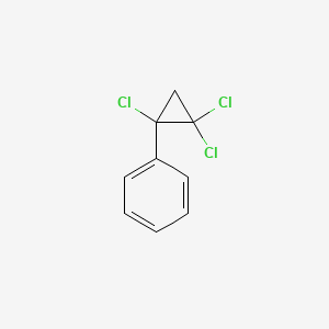 molecular formula C9H7Cl3 B3329976 (1,2,2-Trichlorocyclopropyl)benzene CAS No. 65322-28-3