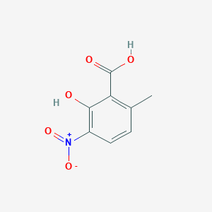 molecular formula C8H7NO5 B3329982 2-Hydroxy-6-methyl-3-nitrobenzoic acid CAS No. 654684-13-6