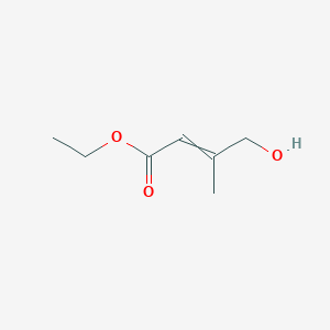 molecular formula C7H12O3 B3330002 乙基 (E)-4-羟基-3-甲基丁-2-烯酸酯 CAS No. 65527-85-7