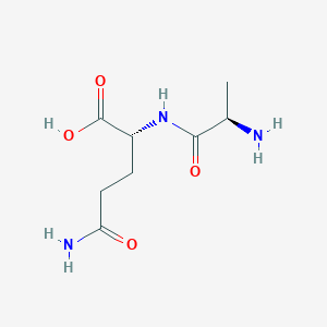 molecular formula C8H15N3O4 B3330015 D-丙氨酰-D-谷氨酰胺 CAS No. 656221-79-3