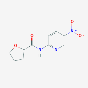 molecular formula C10H11N3O4 B333005 N-{5-nitro-2-pyridinyl}tetrahydro-2-furancarboxamide 