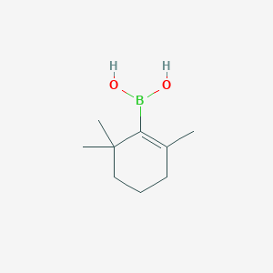 molecular formula C9H17BO2 B3330078 (2,6,6-Trimethylcyclohex-1-en-1-yl)boronic acid CAS No. 661492-75-7