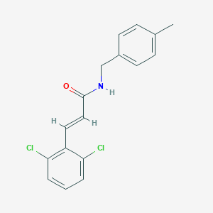 molecular formula C17H15Cl2NO B333009 3-(2,6-dichlorophenyl)-N-(4-methylbenzyl)acrylamide 