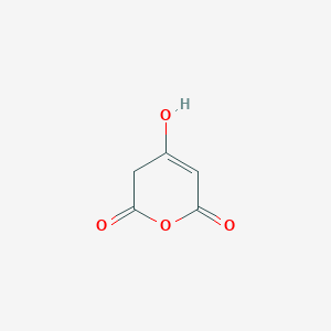 molecular formula C5H4O4 B3330091 4-hydroxy-2H-pyran-2,6(3H)-dione CAS No. 66315-03-5