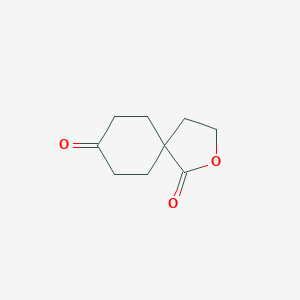 molecular formula C9H12O3 B3330173 2-Oxaspiro[4.5]decane-1,8-dione CAS No. 67132-93-8