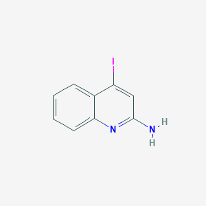 molecular formula C9H7IN2 B3330178 4-Iodoquinolin-2-amine CAS No. 671792-98-6