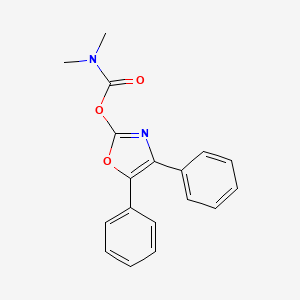 molecular formula C18H16N2O3 B3330198 4,5-Diphenyloxazol-2-yl dimethylcarbamate CAS No. 67322-93-4