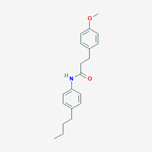 molecular formula C20H25NO2 B333023 N-(4-butylphenyl)-3-(4-methoxyphenyl)propanamide 