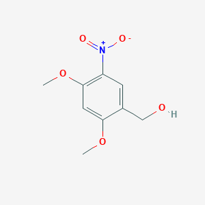 molecular formula C9H11NO5 B3330230 (2,4-Dimethoxy-5-nitrophenyl)methanol CAS No. 676152-72-0