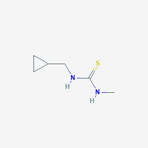 molecular formula C6H12N2S B3330279 N-cyclopropylmethyl-N'-methylthiourea CAS No. 680214-65-7