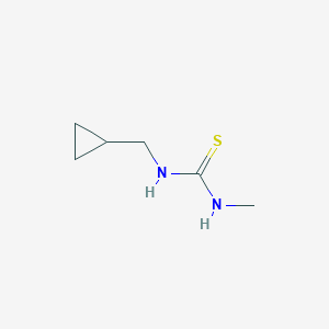 molecular formula C6H12N2S B3330279 1-(Cyclopropylmethyl)-3-methylthiourea CAS No. 680214-65-7