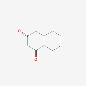 molecular formula C10H14O2 B3330319 Hexahydronaphthalene-1,3(2h,4h)-dione CAS No. 68429-52-7