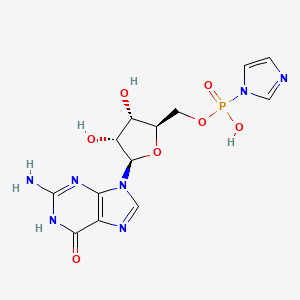 molecular formula C13H16N7O7P B3330381 Guanosine 5'-phosphoimidazolide CAS No. 69281-33-0