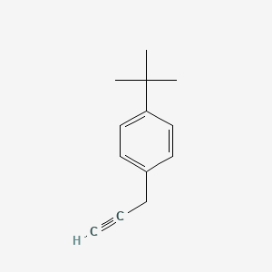 molecular formula C13H16 B3330429 1-(tert-Butyl)-4-(prop-2-yn-1-yl)benzene CAS No. 70090-67-4