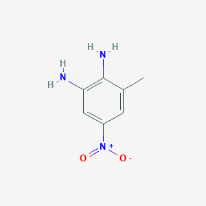 molecular formula C7H9N3O2 B3330455 3-Methyl-5-nitrobenzene-1,2-diamine CAS No. 70499-98-8