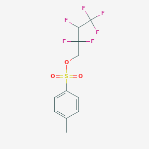 molecular formula C11H10F6O3S B3330460 2,2,3,4,4,4-Hexafluorobutyl tosylate CAS No. 70566-53-9
