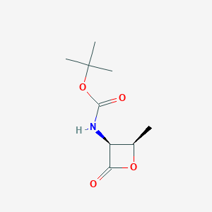 molecular formula C9H15NO4 B3330490 tert-Butyl (2R,3S)-2-methyl-4-oxooxetan-3-ylcarbamate CAS No. 710354-67-9
