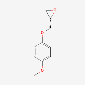 molecular formula C10H12O3 B3330494 (2s)-2-[(4-Methoxyphenoxy)methyl]oxirane CAS No. 71048-65-2