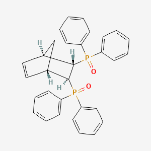 molecular formula C31H28O2P2 B3330495 (+)-Norphos P,P'-dioxide CAS No. 71075-23-5