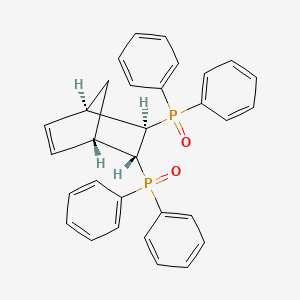molecular formula C31H28O2P2 B3330498 (1S,4R,5R,6R)-5,6-bis(diphenylphosphoryl)bicyclo[2.2.1]hept-2-ene CAS No. 71075-24-6