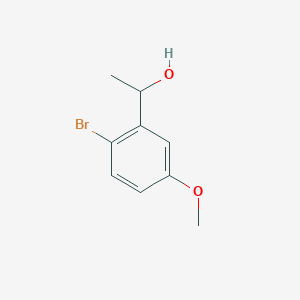 molecular formula C9H11BrO2 B3330503 1-(2-Bromo-5-methoxyphenyl)ethan-1-ol CAS No. 71095-23-3