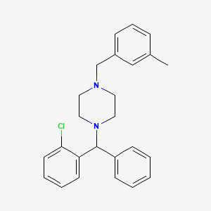 molecular formula C25H27ClN2 B3330524 Meclizine o-chloro isomer CAS No. 713071-37-5