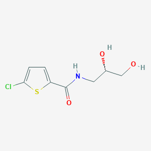 molecular formula C8H10ClNO3S B3330559 5-氯-N-((S)-2,3-二羟基丙基)噻吩-2-甲酰胺 CAS No. 721401-51-0