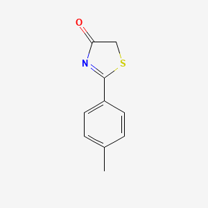 molecular formula C10H9NOS B3330575 2-(4-Methylphenyl)-4(5H)-thiazolone CAS No. 722465-90-9