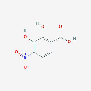 molecular formula C7H5NO6 B3330596 2,3-二羟基-4-硝基苯甲酸 CAS No. 72517-19-2