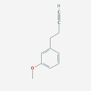 molecular formula C11H12O B3330602 1-(But-3-yn-1-yl)-3-methoxybenzene CAS No. 72559-36-5
