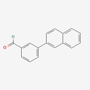 molecular formula C17H12O B3330638 3-Naphthalen-2-yl-benzaldehyde CAS No. 728919-26-4