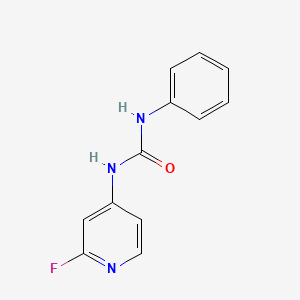 Urea, N-(2-fluoro-4-pyridinyl)-N'-phenyl-
