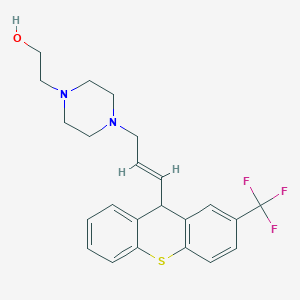 molecular formula C23H25F3N2OS B3330877 2-(4-(3-(2-(Trifluoromethyl)-9H-thioxanthen-9-yl)allyl)piperazin-1-yl)ethanol CAS No. 756419-50-8