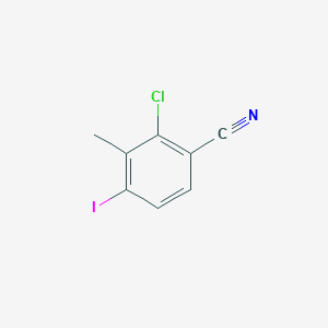 molecular formula C8H5ClIN B3330885 2-氯-4-碘-3-甲基苯甲腈 CAS No. 757247-75-9