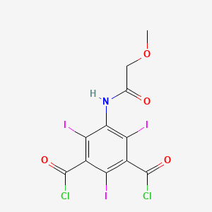5-Methoxyacetamido-2,4,6-triiodoisophthaloyl chloride