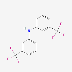 molecular formula C14H9F6N B3330926 Bis(3-(trifluoromethyl)phenyl)amine CAS No. 7639-70-5