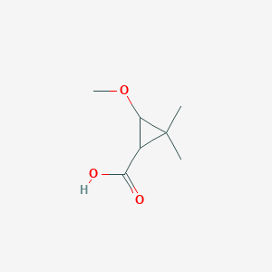 3-Methoxy-2,2-dimethylcyclopropane-1-carboxylic acid