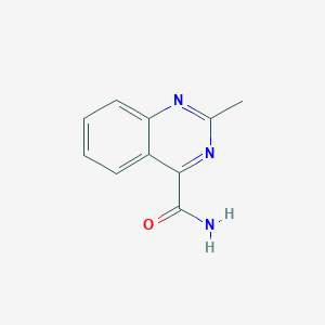 molecular formula C10H9N3O B3330961 2-Methylquinazoline-4-carboxamide CAS No. 7671-94-5